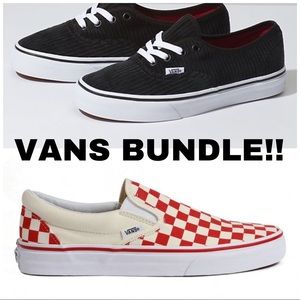 Vans bundle!!